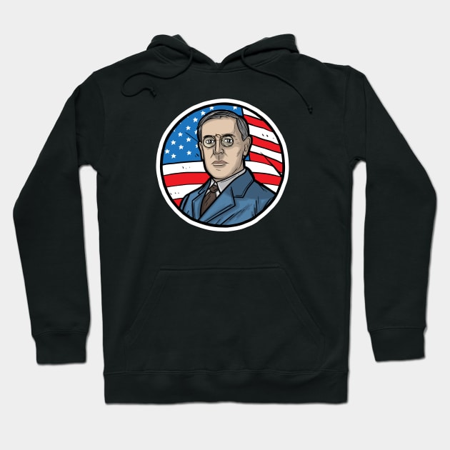 Woodrow Wilson Hoodie by Baddest Shirt Co.